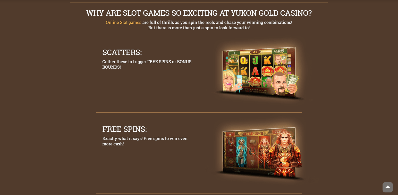 Yukon Gold Casino Gaming Selection